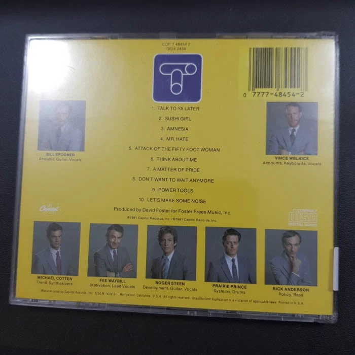 TUBES The Completion Backward Principle USA EX/VG+(CD) - Bild 4 von 4