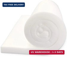 FOAMYFOAM High Density 1 inch Thick, 36 inch Wide, 96 inch Long Upholstery Foam,