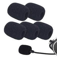 Headset Microphone Covers Foam, Lapel Headset Microphone Windscreen Sponge Fo...