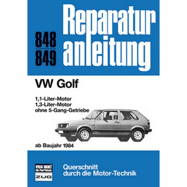 VW Volkswagen Golf (Ii) 2 Typ 19E 1984-1992 Werkstatthandbuch Bucheli Verlag-image