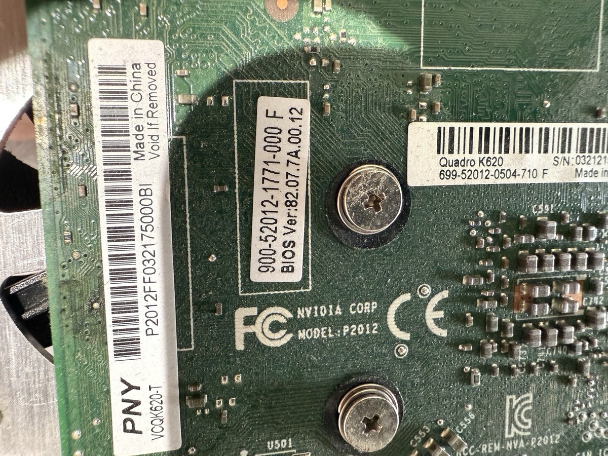 PNY NVIDIA Quadro K620 2GB DDR3 Workstation Graphics Card – Model