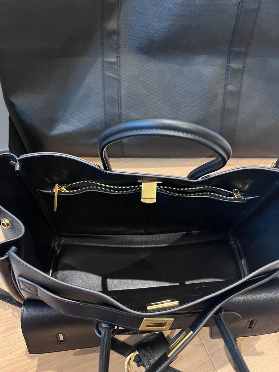 Authentic Balenciaga Bel Air Bag Black/Aged Gold – Receipt