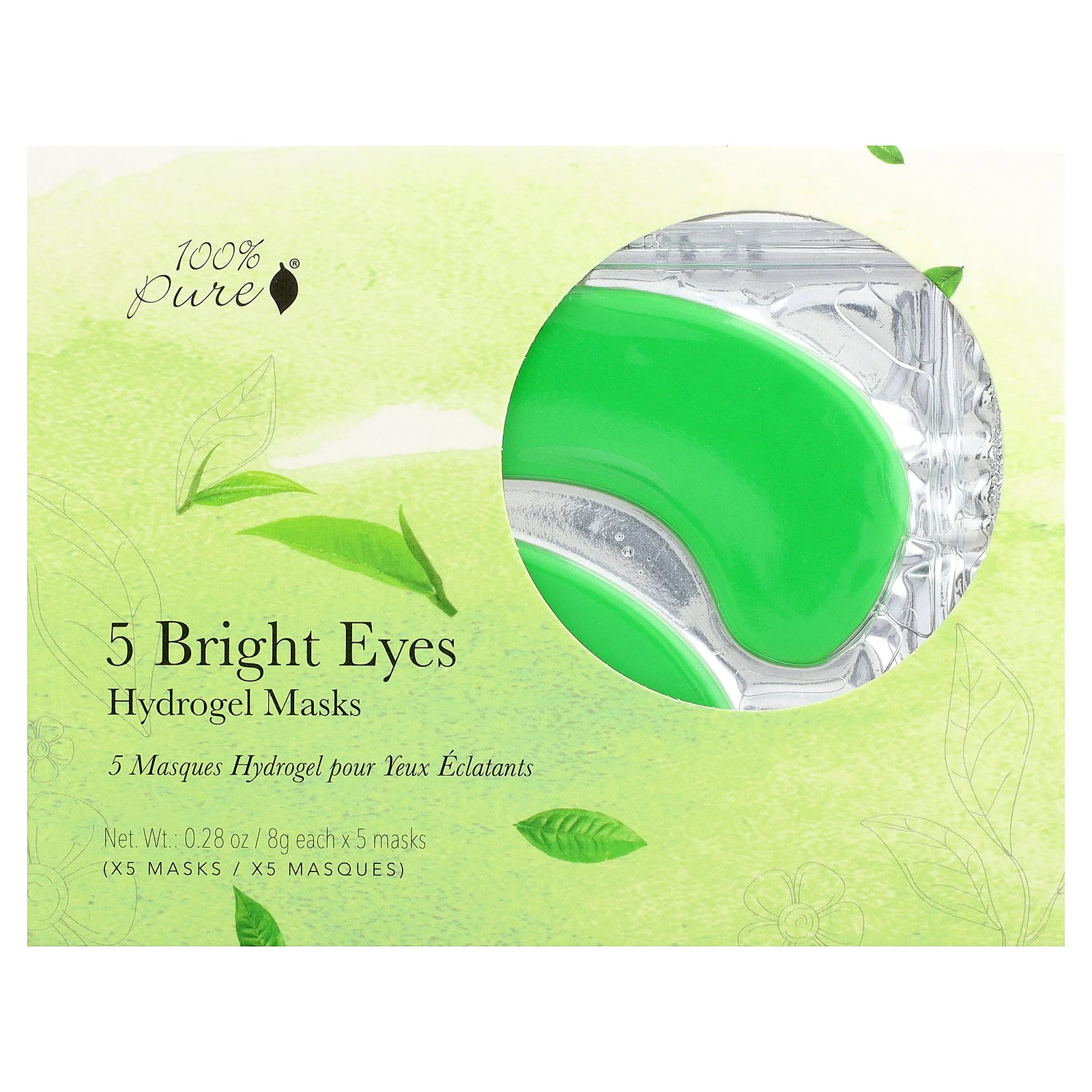 Bright Eyes Hydrogel Eye Masks 5 Masks 028 oz 8 g Each 6090₽