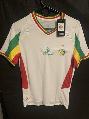Senegal Jersey Retro White (XL) Lion De La Teranga Senegalese National Team
