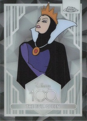 The Evil Queen Base Topps Chrome Disney 100 76 NM