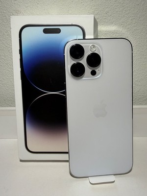 New Open Box Apple iPhone 14 Pro Max 128GB Silver Unlocked