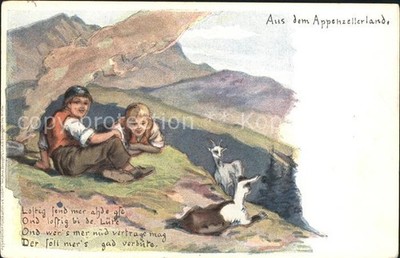 Tobler Viktor V.T. Appenzellerland Dairymen Goats Mountains Poem