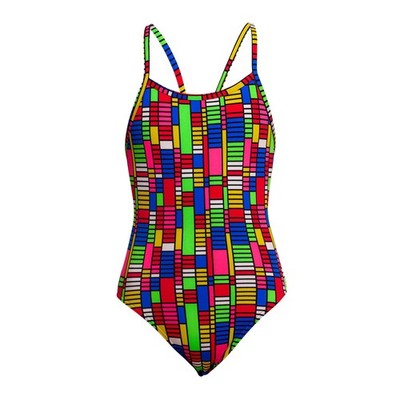 Funkita The Climb Mädchen Einteiler mit einem Riemen