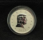 2024 Reverse Proof Donald Trump 1 OZ Pure Silver Presidential Medal In Capsule