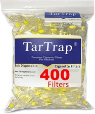 Disposable Cigarette Filters - Bulk Economy Pack 400 Filters 