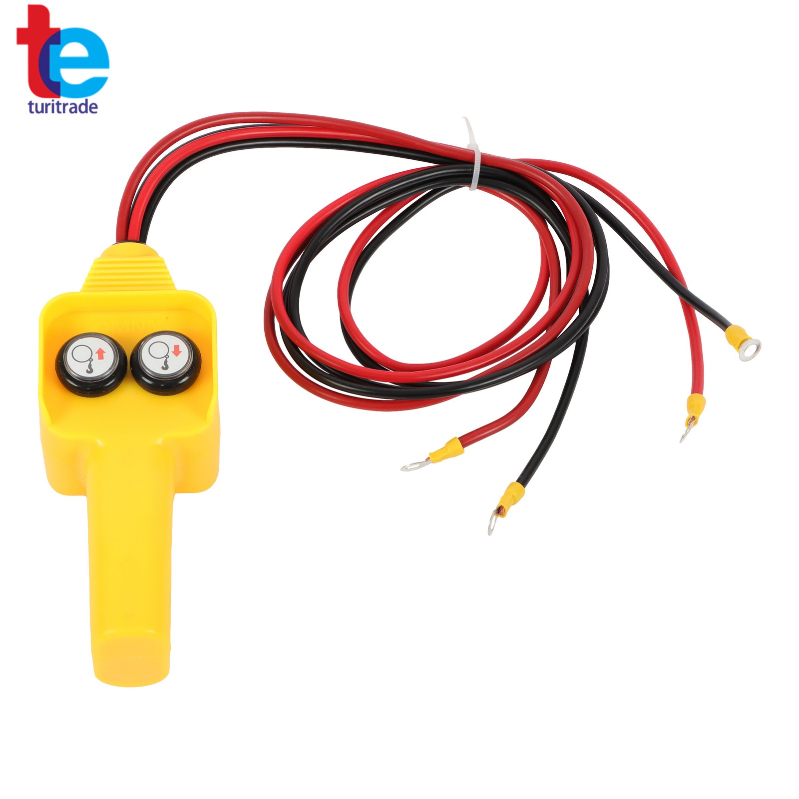 3500lbs Electric Winch 12VDC/1.5HP Copper Motor With 3/16" x 39' Synthetic Rope