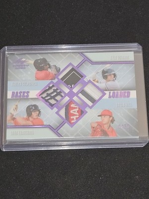 2024 Leaf Trinity Culpepper Debarge Keaschall Hill Bases Loaded Quad Patch 9/10