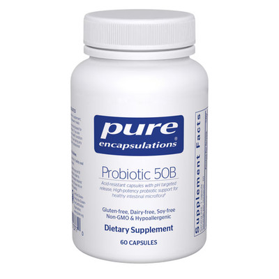 Pure Encapsulations Probiotic 50B- 50 Billion CFU 60 Capsules