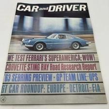 Car And Driver Magazine April, 1963 Excellent Condition