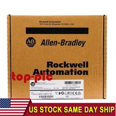 New Sealed AB 1769-L24ER-QBFC1B / A CompactLogix 750KB Controller US Free Tax
