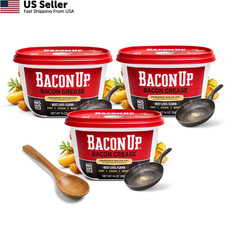 Bacon Up&reg; Grease Tub, 14 Ounce (Pack of 3), New Packaging