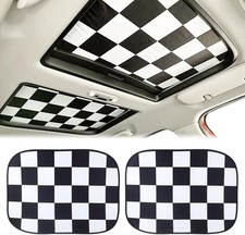 2pcs Foldable Sunroof Shade Sunshade Heat Isolate Fit For Mini Cooper Clubman 2pcs Foldable Sunroof Shade Sunshade Heat Isolate Fit For Mini Cooper Clubman
