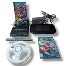 Wii U Nintendo Console Gaming Bundle With Mariokart Pikmin Splatoon