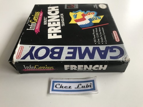 InfoGenius Productivity Pak Berlitz French Translator - Nintendo Game Boy - USA - Photo 5/8