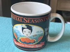 Celestial Seasonings Mandarin Orange Spice Tea Coffee Mug Cup 1995 by Sakura