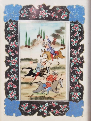PERSIAN MINIATURE FRAMED PAINTING - Picture 2 of 11