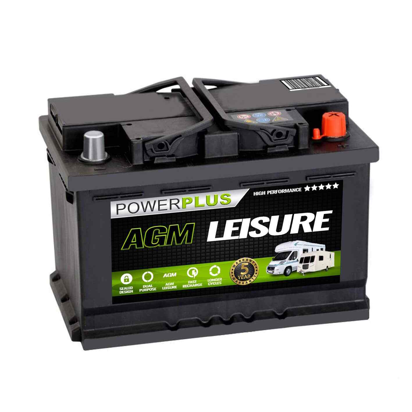 Advanced LP85 AGM Leisure Battery 85ah Best Caravan Leisure Battery