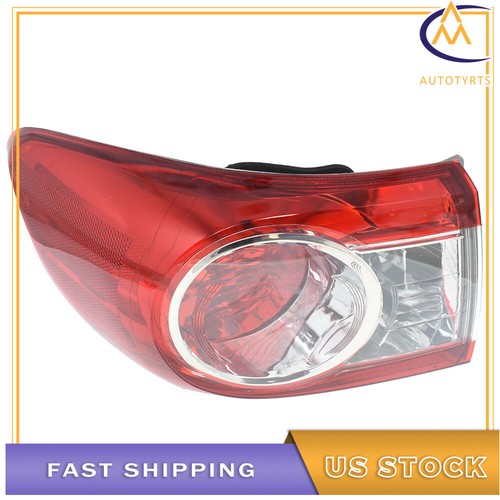 For 2011-2012-2013 Toyota Corolla Outer Rear Left Driver Side Tail Light Lamp - Picture 8 of 10