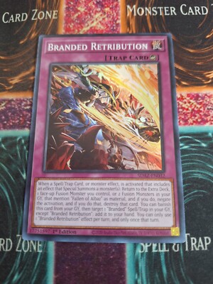 Yu-Gi-Oh! Branded Retribution SDAZ-EN032 Super Rare 1st Edition Near ...