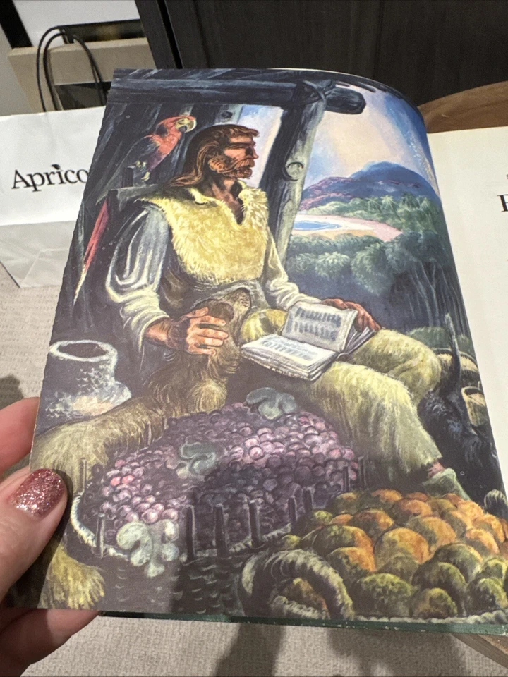 NICE! The Life & Strange Surprising Adventures of Robinson Crusoe 1946 w/cover - Image 4 of 4