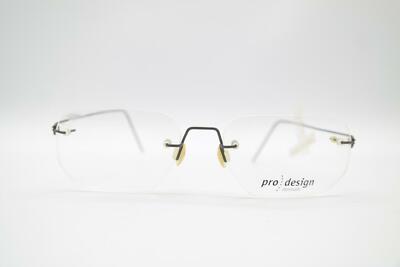 Pro Design Denmark PlatoPoint 3532 Grau Randlos Brille Brillengestell Neu
