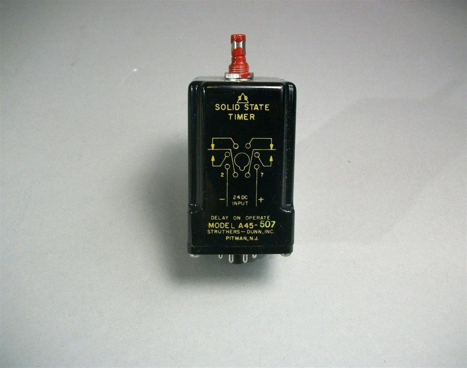 Struthers Dunn DM-568 Solid EV-3633 State A45-507 Timer Relay  - Image 2 of 4