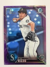 2016 Topps 1st Bowman Chrome Draft Joe Rizzo  Purple Refractor /250 #BDC-117