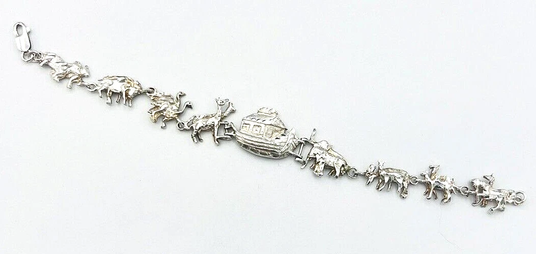 Sterling silver noah's ark best sale bracelet