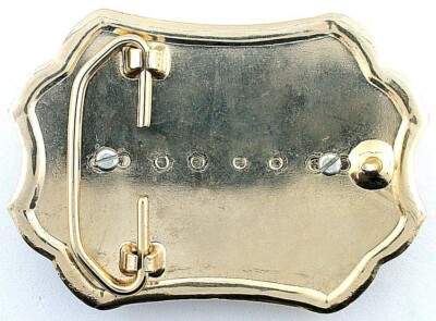 Gold Color Western Shriners New Old Stock 3 7/10