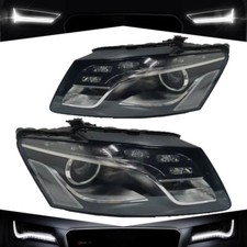 AFS Xenon Headlights R & L For 2009-2012 Audi Q5 OEM 8R0941030AJ 8R0941029AJ
