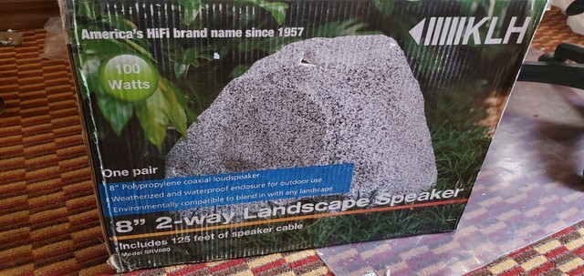 klh outdoor rock speakers