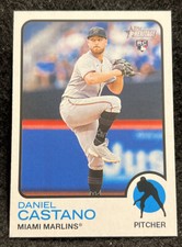 2022 Topps Heritage High Number #702 Daniel Castano NM-MT RC Rookie SP