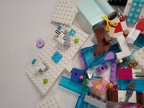 LEGO Disney: Elsa's Sparkling Ice Castle (41062) For Parts With 2 Figures Loose