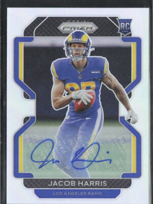 2021 Panini Prizm #368 Jacob Harris Rookie Autograph Prizm Silver
