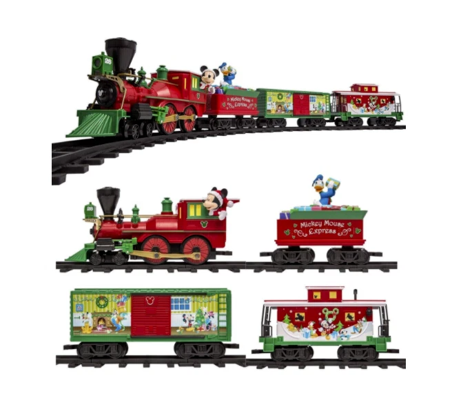 Disney Lionel Mickey Mouse Animated Christmas Train Set Ready to Play Remote New - image 3 of 4