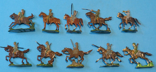 Plats d'étain - Zinnfiguren - Flat tin : Artillerie allemande