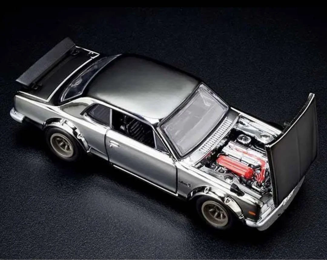 Hot Wheels RLC Nissan Skyline 2000GT-R Hakosuka Silver Japan Limited Minicar