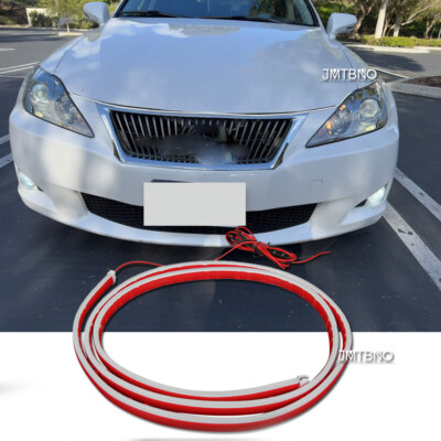 For Lexus IS350 71''Scan Start Up Car Hood DRL Running White Flexible Light Strip