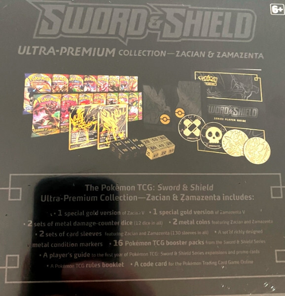 Pokemon TCG Sword & Shield Ultra Premium Collection Zacian and