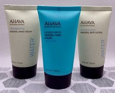 AHAVA Dead Sea Water Mineral Hand cream Water Sea-Kissed Travel Size Lot of 3