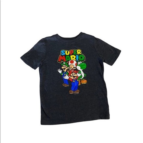 Old Navy Collectables Super Mario T-shirt Size 4T Kids Blue Unisex - Picture 2 of 6