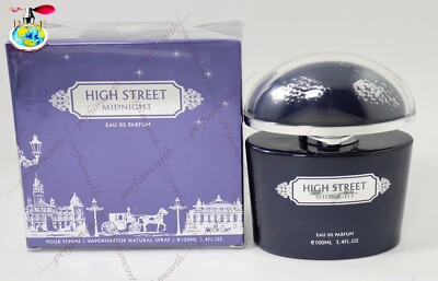 High Street Midnight By Armaf 3.3/3.4oz. Edp Spray For Men New In Box
