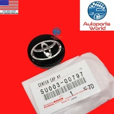 GENUINE OEM TOYOTA SCION 13-20 86 FR-S BLACK WHEEL CENTER HUB CAP SU003-00797