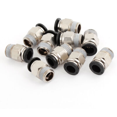3 Pcs 1/2''Male Thread to 5/16'' Hose Push in Straight Quick Fittings Connectors  