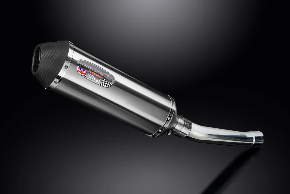 Yamaha YZFR6 YZF-R6S 2003-09 Kit de silenciador de escape de acero inoxidable X-Oval de 13,5" Foto 3 de 4